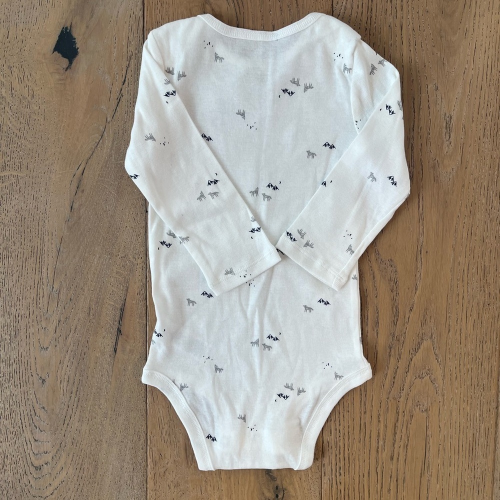Carters Baby Boy 18 month Long Sleeve Pant Set Navy White Outdoors Nature - Picture 7 of 8